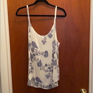 Floral design tank top